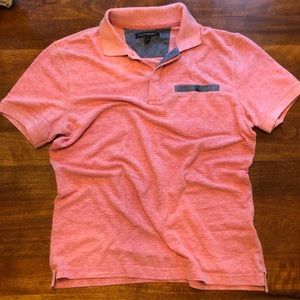 Banana Republic polo in pink salmon